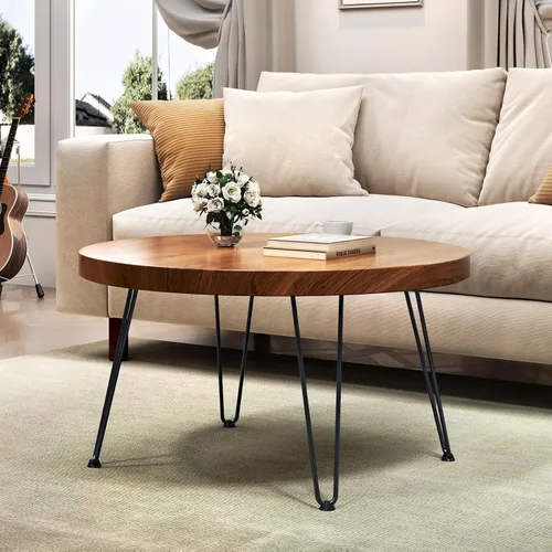 Miniatura 7 de Tengchang barras de metal sólido con acabado horneado estilo horquilla para utilizar como patas de mesa, banco, silla, etc, color negro de 8" 12