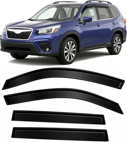 Miniatura 35 de 2016-2021 Protectores de Lluvia Adhesivos para Honda Civic Sedan, Deflectores de Visera Lateral EX EX-L LX Sport Touring, Sombras de Ventilación