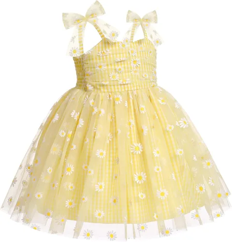 Miniatura 2 de IMEKIS Toddler Baby Girl Birthday Princess Dress Shiny Confetti Boho Rainbow Cake Smash Photo Shoot Outfit for 1-6T