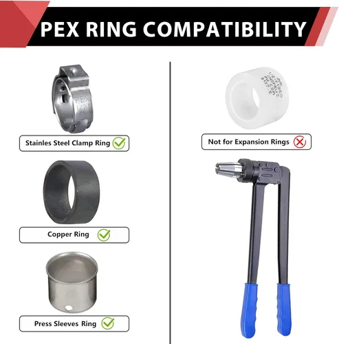 Miniatura 5 de EFIELD Pex - Codo de oreja caída, latón (1/2 pulgada x 1/2 pulgada) hembra NPT, ASTM F1807 (PEX1807159) (paquete de 10)