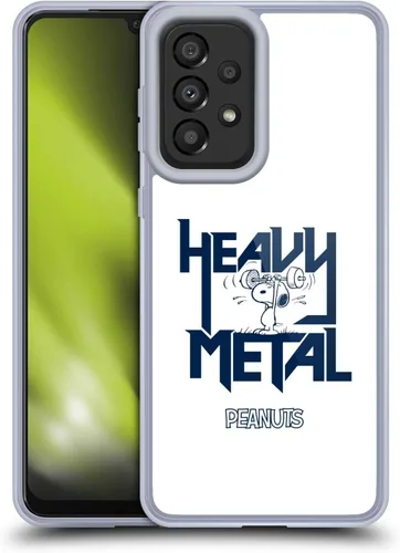 Miniatura 108 de Head Case Designs Funda de gel con licencia oficial de Peanuts Woodstock Insignia Rock Tees [protección de grado militar] compatible con Samsung