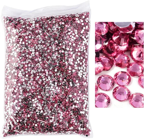 Miniatura 14 de 50000 piezas de diamantes de imitación con parte posterior plana, resina sin termoadhesión, gran cantidad al por mayor para manualidades, bricolaje