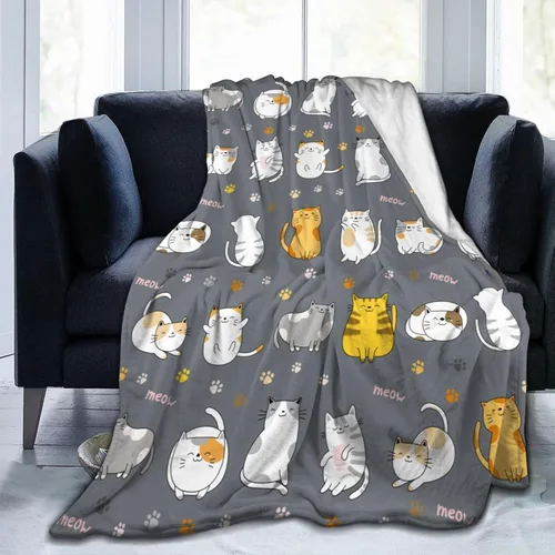 Miniatura 8 de Manta de franela suave y cálida con diseño de llama alpaca, manta de cama de franela de forro polar, regalo para niños, niñas, adultos o silla