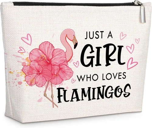 Miniatura 17 de GevGuxLuo A girl loves Makeup Bag, Beige, Madrina y ahijada