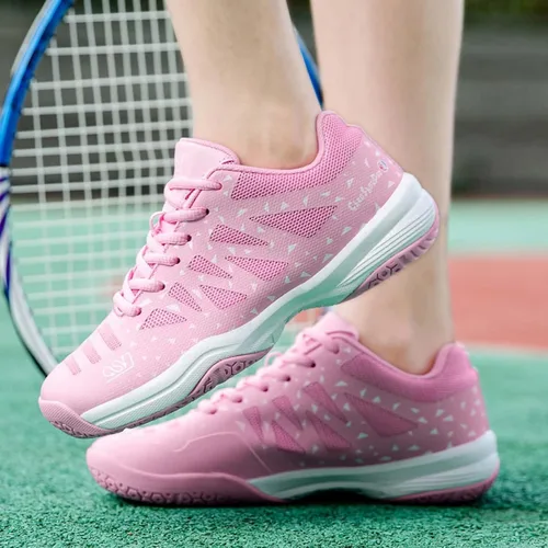 Miniatura 6 de Jakcuz Zapatos de tenis de bádminton para hombres y mujeres zapatos de raqueta tenis de voleibol para entrenamiento de cancha en interiores