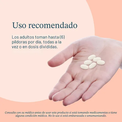 Miniatura 6 de Tabletas de colágeno Youtherory, RC.00300.US, Fórmula Avanzada con Vitamina C, 1