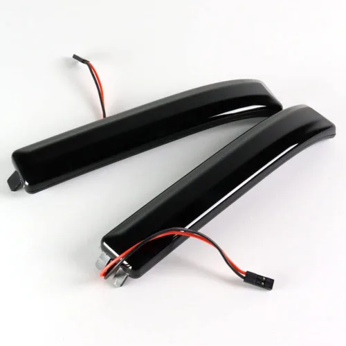 Miniatura 2 de Q1-TECH, lente ahumada dinámica ámbar LED espejo lateral luz intermitente compatible con Ford F-150 2009-2014, 2010 2011 2012 2013, luces LED