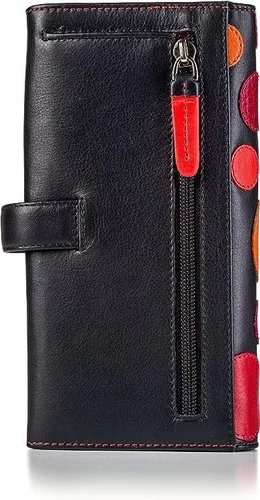 Miniatura 2 de Visconti P2 Neptune - Cartera de piel suave con lunares para mujer, Verry Berry