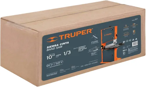 Miniatura 4 de TRUPER Sierra de cinta SCI-10 de 10", 1/3 HP