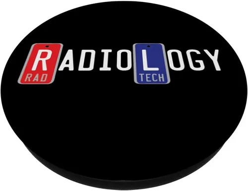 Miniatura 2 de Radiología marcadores, izquierda y derecha, RAD Tech x-ray ubicación popsocket agarre y soporte para teléfonos y tabletas, Negro