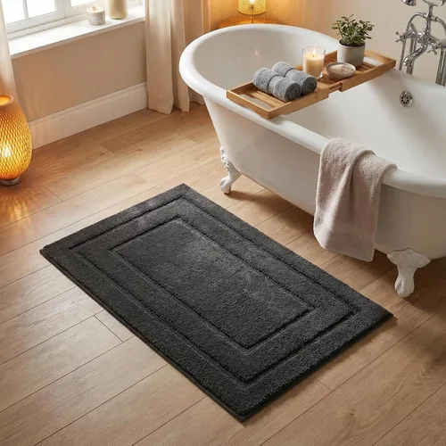 Miniatura 159 de GRANNY SAYS Alfombras de baño antideslizantes, lavables, extra suaves y absorbentes de agua para baño, alfombra de baño peluda de felpa, alfombra