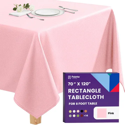 Miniatura 126 de Gee Di Moda - Mantel rectangular de 60 x 84 pulgadas – Mantel rectangular de poliéster lavable para mesa de 5 pies