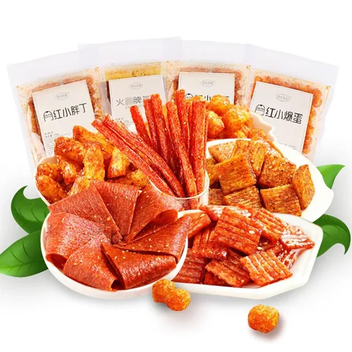 Miniatura 8 de Spicy Strip Latiao Snack Food - Chino especial clásico hecho a mano (4 piezas) Pequeño gluten picante Latiao Delicioso Snacking, sabor fragante