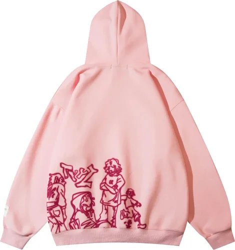 Miniatura 2 de Streetwear - Sudadera con capucha de algodón con estampado de ojo de mundo