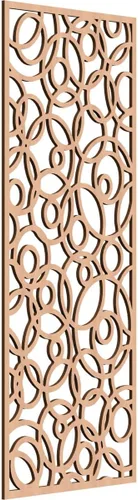 Miniatura 161 de Latrobe Paneles de pared decorativos de madera con calado, 9 3/8 pulgadas de ancho x 24 3/8 pulgadas de alto x 3/8 de alto, roble rojo rojo (Red Oak)