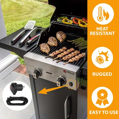 Miniatura 6 de Kit de encendido electrónico de 2 salidas para Char-Broil G511-0055-W1 2 Electrodo Interruptor Independiente, Encendido para Reemplazo Charbroil