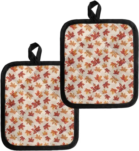Miniatura 33 de UNICEU Porta ollas de mariposa con diseño de gallo, 2 paquetes para cocina, hornear, parrilla, cocinar, resistentes al calor, almohadillas calientes