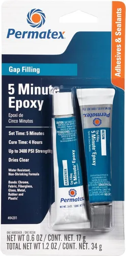 Miniatura 6 de Permatex 84101 PermaPoxy 5 Minute Epoxi de uso general, 0.84 oz.