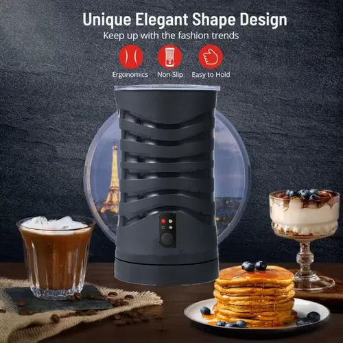 Miniatura 2 de Calentador de leche de espuma caliente y fría 4 en 1 con control de temperatura, espumadores de apagado automático para café, latte, capuchino