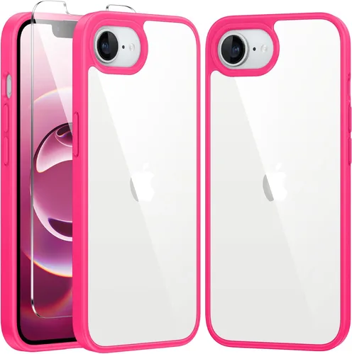 Miniatura 208 de FNTCASE Funda transparente para iPhone 15: Funda para iPhone 14/13, fundas magnéticas para teléfono con protector de pantalla compatible con Magsafe