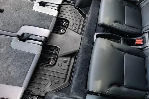 Miniatura 6 de SMARTLINER Juego de tapetes de piso de ajuste personalizado de 3 filas compatibles con Volvo XC90 2016-2020