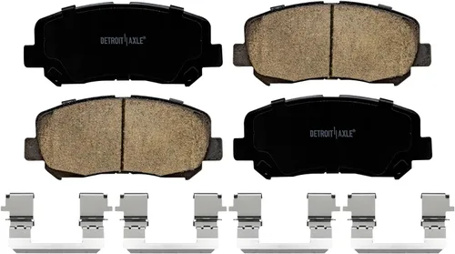Miniatura 6 de Detroit Axle - Pastillas de freno para Mazda CX-5 2016-2024, pastillas de freno de cerámica delanteras y traseras con repuesto de hardware 2017 2018