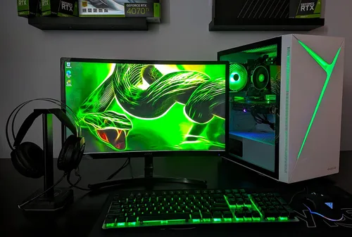 Miniatura 2 de Cobratype Canebrake Gaming PC - AMD Ryzen 5 5500, RTX 4060, 16 GB DDR4 RAM, 500 GB NVMe, Windows 11 Home - Escritorio