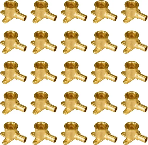 Miniatura 22 de SUNGATOR Paquete de 50 accesorios Pex de 1/2" en T, accesorios Pex de 1/2 pulgada en T, sin plomo, de latón, certificados NSF
