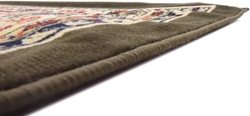 Miniatura 222 de Unique Loom Colección Sialk Hill - Alfombra de área Washington (3 pies 3 pulgadas x 5 pies 3 pulgadas, rectángulo, burdeos/crema)