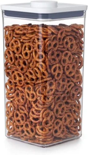 Miniatura 14 de OXO Good Grips POP - Recipiente hermético de almacenamiento de alimentos - Caja Grande Mini 1.1 Qt Ideal para bolsitas de té, suministros de Blanco
