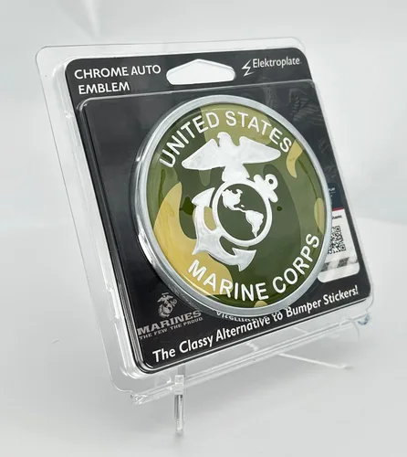 Miniatura 5 de Emblema de camuflaje cromado para automóvil de Marine Corps