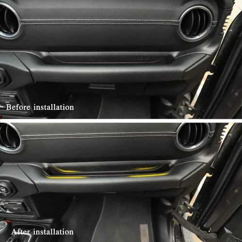 Miniatura 3 de Voodonala para Jeep JL GrabTray Bandeja Organizadora de Almacenamiento para Pasajeros Caja de Almacenamiento con Asa de Agarre para Jeep Wrangler JL