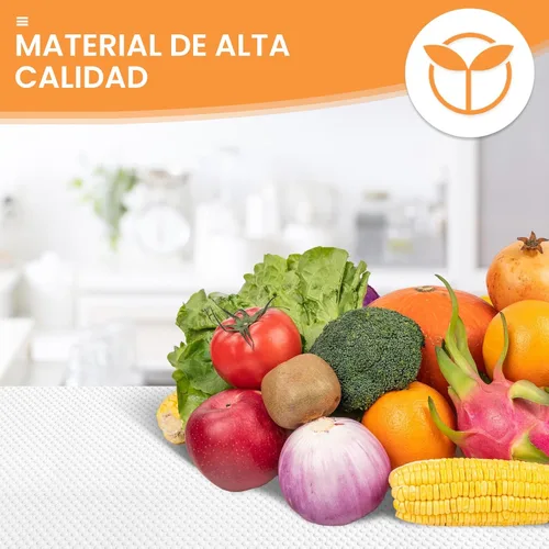 Miniatura 4 de FLPMIX Revestimiento de estantes blanco – Revestimientos impermeables para gabinetes de despensa – Papel lavable no adhesivo para cajones de cocinas