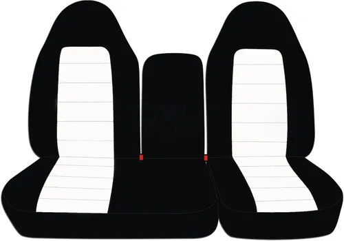 Miniatura 19 de Funda para asientos y apoya brazos de camiones, asiento delantero dividido 60/40 con apertura en el medio, para camión 1997-2000 Ford F-150, de 21