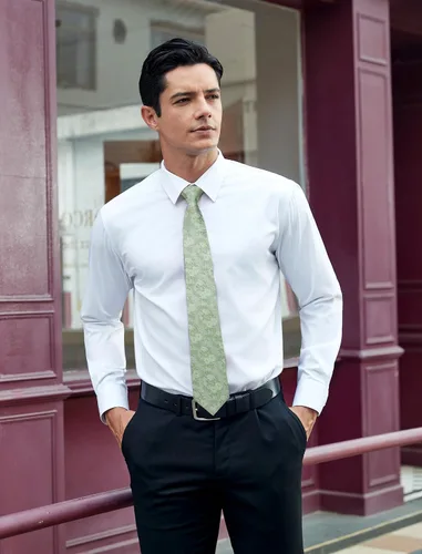 Miniatura 137 de Corbatas florales tejidas clásicas para hombre, corbata cuadrada de bolsillo, corbatas formales para hombres, boda con pañuelo