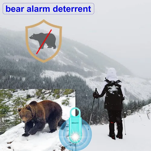 Miniatura 9 de Alarma de seguridad personal de 130 dB con luz estroboscópica. Alertas de emergencia SOS de sonido fuerte con mosquetón. Sirena de llavero