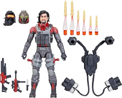 G.I. Joe Serie Clasificada #118, Iron Grenadier Metal-Head, Figura de acción de colección de lujo de 6 pulgadas con 28 accesorios