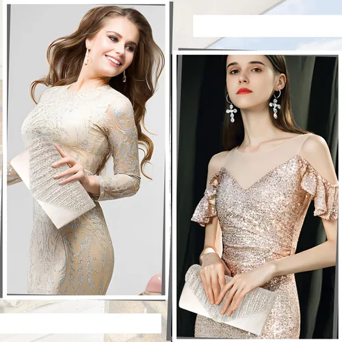 Miniatura 4 de Bolsos de mano BBjinronjy para mujer, bolso formal con diamantes de imitación para noche, bolsos de mano para boda, fiesta, cóctel, graduación, cena