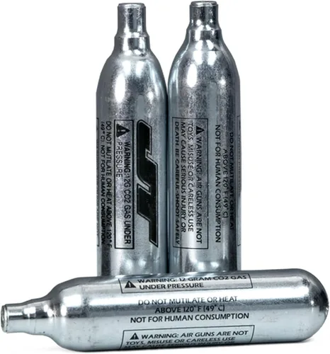 Miniatura 6 de Tippmann Paquete de pistola de paintball de 50 cal con 7ª mag, cilindros de CO2 de 30 quilates de 0.42 oz y bolas de pintura de 500