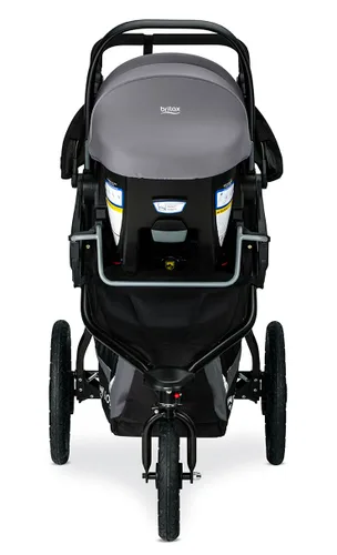 Miniatura 5 de BOB Gear Adaptador de cochecito de jogging individual para asientos de automóvil infantiles seleccionados Britax con ClickTight