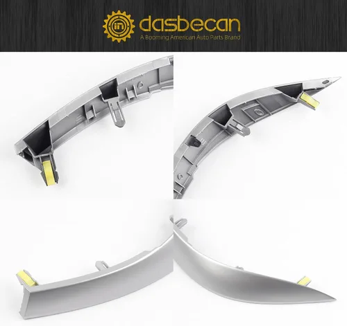 Miniatura 5 de Dasbecan 2 piezas de tira de moldura de tablero central superior compatible con Toyota Corolla 2009-2013 Reemplaza 55435-02370, 55436-02330
