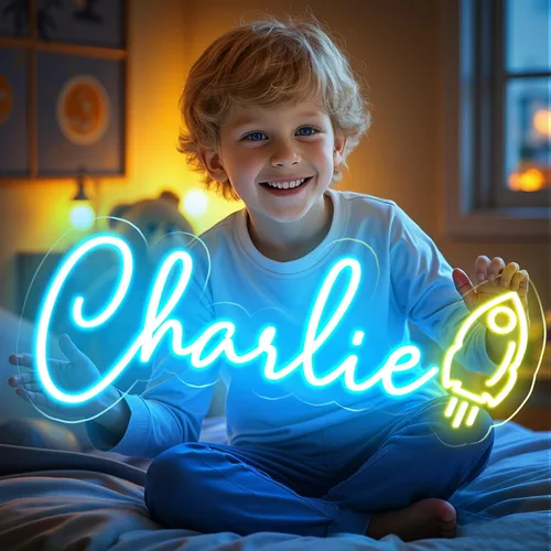 Letrero de neón personalizado, letrero de nombre de neón personalizable para decoración de pared, regalos de cumpleaños de Navidad para niñas y