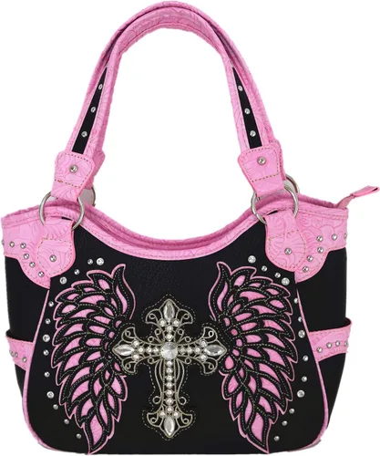 Miniatura 2 de Juego de cartera de estilo occidental con alas cortadas con láser para mujer