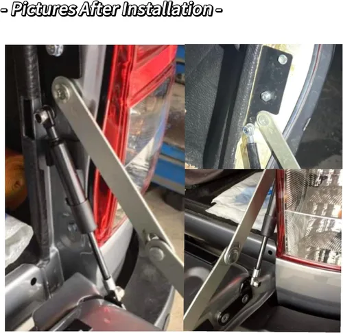 Miniatura 2 de TSUBASA Kit de amortiguador de asistencia para portón trasero para Toyota Hilux Revo 2015-2025 GUN125 GUN126 Pickup Truck Puerta Trasera Slow Down