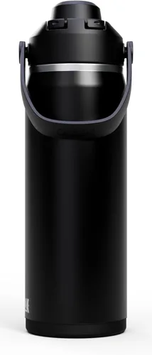 Miniatura 2 de CamelBak Thrive Chug - Botella de agua aislada de acero inoxidable, color negro, 20 onzas