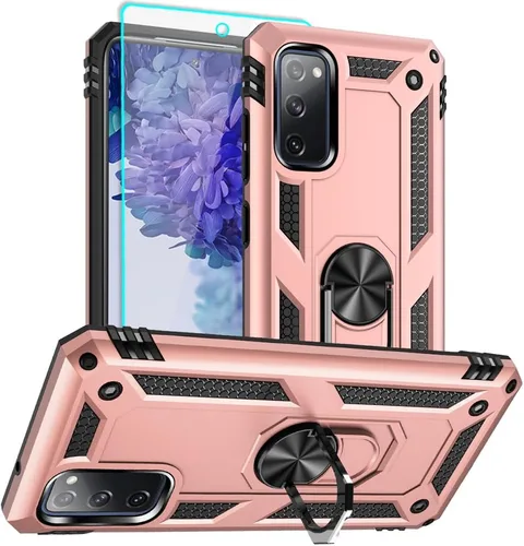 Miniatura 13 de Funda de Teléfono Compatible para Galaxy S20 FE con Protector de Pantalla HD, [Grado Militar Probada en Caídas de 16 pies] Funda de Teléfono Funda