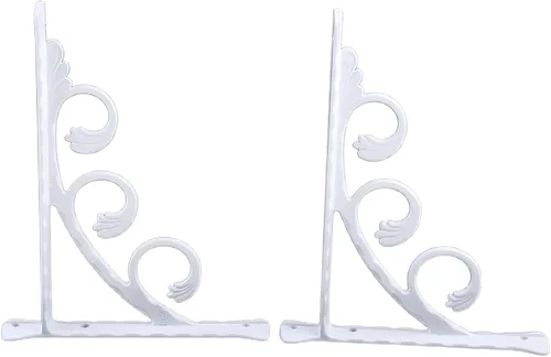 Miniatura 7 de 2 soportes flotantes de forma triangular para estantes invisibles, soportes de metal derecho montados en la pared, soporte triangular para estantes