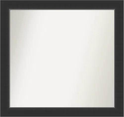 Miniatura 419 de Amanti Art Espejo personalizado, espejo de baño negro Astor, espejo de pared o espejo de tocador de baño sobre el fregadero (25 x 25 pulgadas)