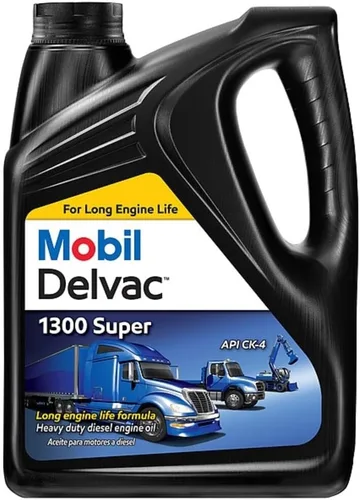 Mobil Aceite de motor Delvac 1300 Super 15W-40 (120429-6PK) - 1 cuarto de galón, (paquete de 6)