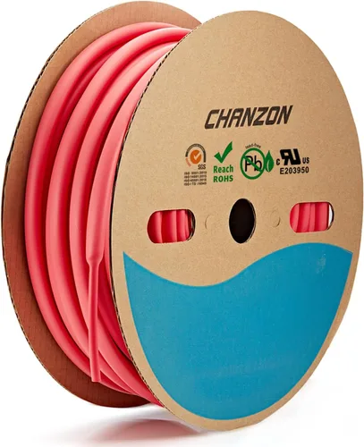 Miniatura 87 de Chanzon - Tubo termorretráctil de relación 3:1, 1-1/4" (30mm), grado marino, con revestimiento adhesivo impermeable, rollo de 4 pies